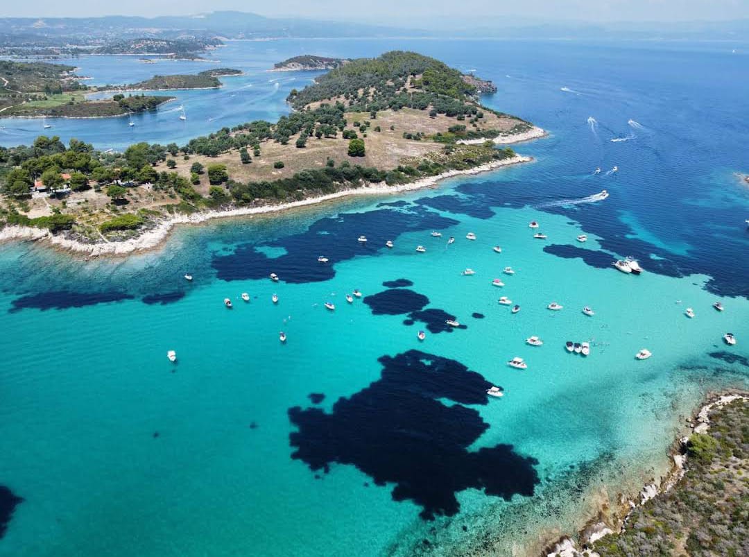 Croisière Diaporos (Demi-journée) au départ du port d'Ormos Panagias